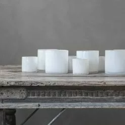 Majas Cottage - Ljuslykta Vit Frostad Liten 8,5x8 CM -Högtider kampanj 16173 75 lumierevitinspoliggande 84532