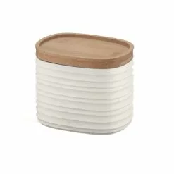 Guzzini - Förvaringsburk Med Bambu Lock Tierra Beige S