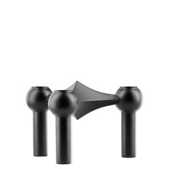 STOFF Nagel STOFF - NAGEL CANDLE HOLDER BLACK