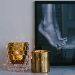 Skogsberg & Smart - Hurricane Lamp Boule Amber -Högtider kampanj amb3