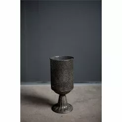 FREJAS BONING-LYKTA SILVER MED GLAS