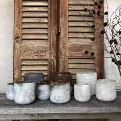 OLSSON&JENSEN (VERNA AB) Olsson & Jensen - Halde Ljuskopp Grå 8 Cm -Högtider kampanj e0131141 54338