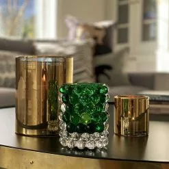 Skogsberg & Smart - Hurricane Lamp Boule Green -Högtider kampanj gre1