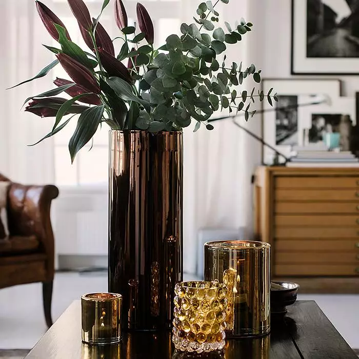 Skogsberg & Smart - Hurricane Lamp Medium Ljuslykta Gold 4 Skogsberg & Smart - Hurricane Lamp Medium Ljuslykta Gold - Bild 2