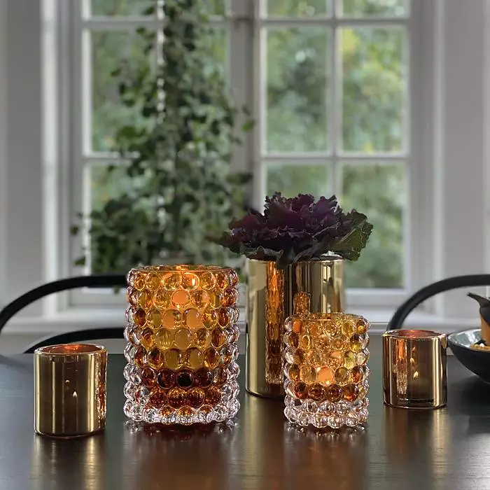 Skogsberg & Smart - Hurricane Lamp Medium Ljuslykta Gold 5 Skogsberg & Smart - Hurricane Lamp Medium Ljuslykta Gold - Bild 3