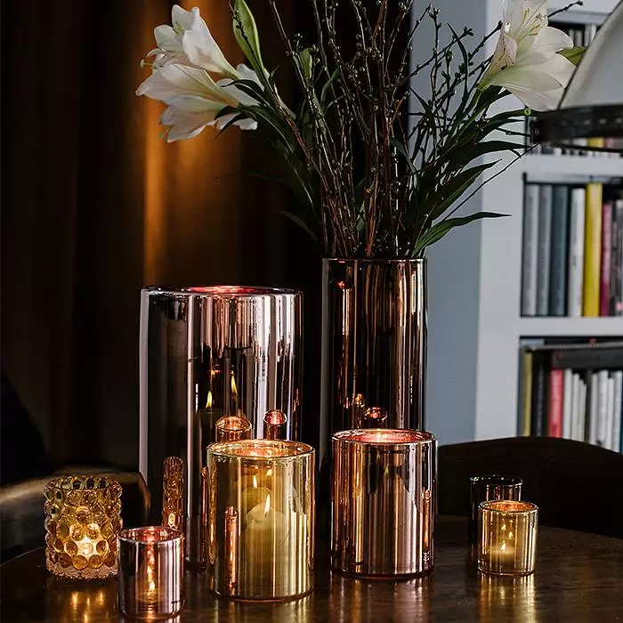 Skogsberg & Smart - Hurricane Lamp Medium Ljuslykta Gold 6 Skogsberg & Smart - Hurricane Lamp Medium Ljuslykta Gold - Bild 4