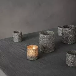 House Doctor - Telight Holder Gliz Silver -Högtider kampanj we0220 04